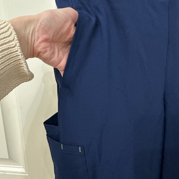 Barco Grey's Anatomy Scrub Pants XS Indigo Blue 6-Pocket Taper Leg GSSP627P NEW - Picture 5 of 7